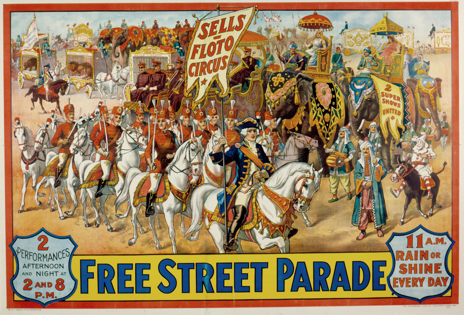 The First American Circus: A British Invasion (image credits: By Strobridge Lithography Company, Public domain, https://commons.wikimedia.org/w/index.php?curid=31369962)