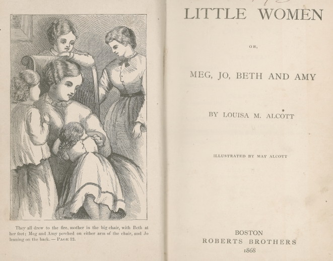 Little Women and the Dream of Family and Self (image credits: By Alcott, Public domain, https://commons.wikimedia.org/w/index.php?curid=9032305)