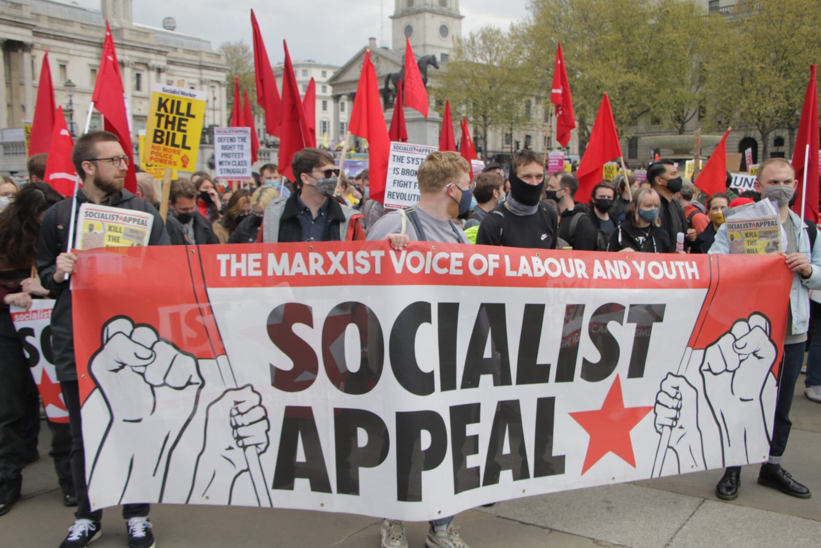 5. May Day (International Workers’ Day) (image credits: London May Day / Kill The Bill 2021, CC BY 2.0, https://commons.wikimedia.org/w/index.php?curid=104807365)