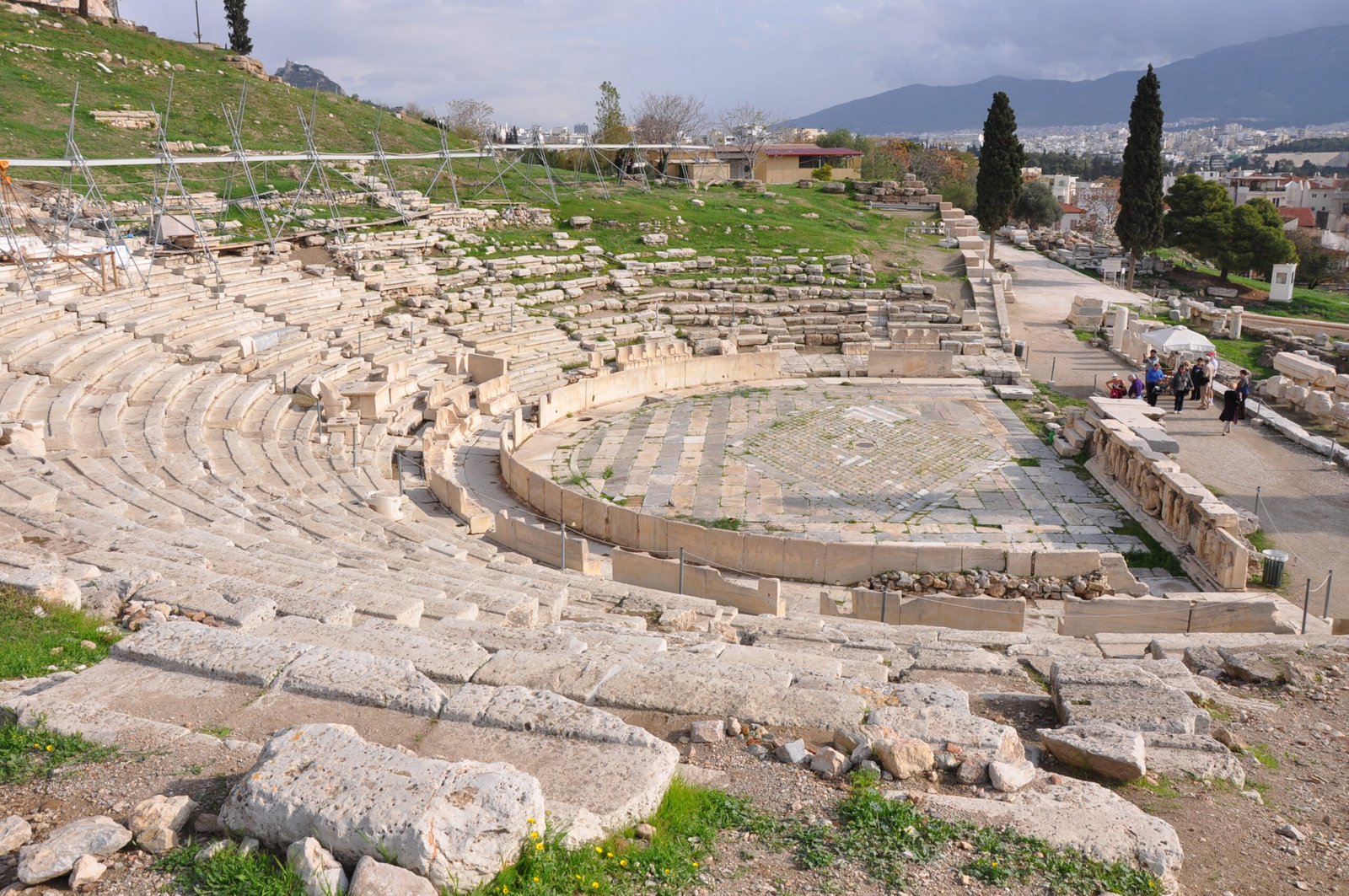 Greek Dionysia: Theater, Wine, and Divine Madness (image credits: Theatre of Dionysus, CC BY 2.0, https://commons.wikimedia.org/w/index.php?curid=31951903)