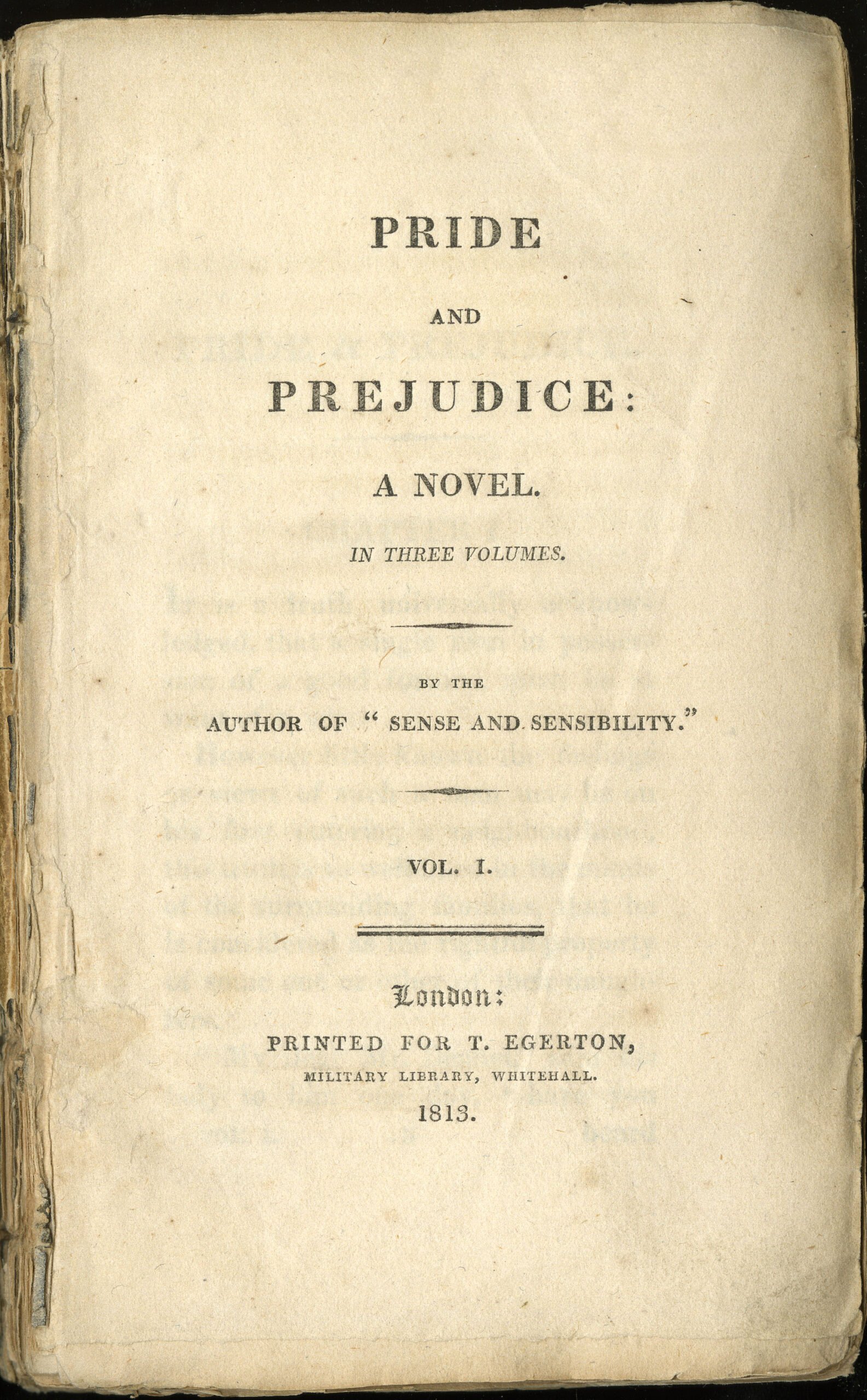 Society Through the Eyes of Jane Austen’s Pride and Prejudice (image credits: Archive: Lilly Library, Indiana University; Original publication: Austen, Jane. Pride and Prejudice. London: T. Egerton, 1813., Public domain, https://commons.wikimedia.org/w/index.php?curid=3776031)