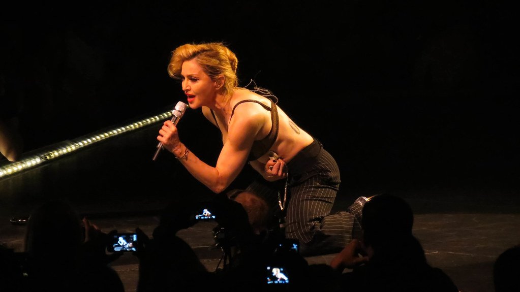 Madonna's Cape Catastrophe at the Brit Awards (image credits: flickr)