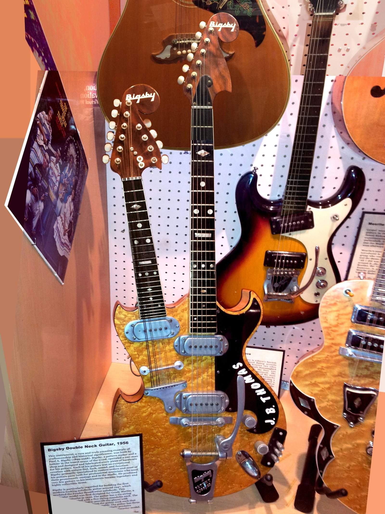 The Accidental Birth of Distortion (image credits: By Bigsby double-neck guitar (1956), Mosrite, Harvey double-neck guitar (1957), Museum of Making Music.jpg: doryfour
Gibson Dove, Mosrite, Bigsby, Museum of Making Music.jpg: doryfour
derivative work: Clusternote, CC BY-SA 3.0, https://commons.wikimedia.org/w/index.php?curid=48861646)