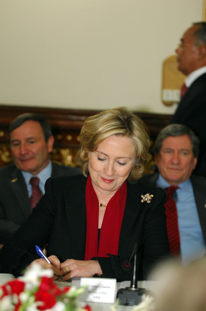 Hillary Clinton’s Political Prose (image credits: Secretary Clinton Travels to Afghanistan, Public domain, https://commons.wikimedia.org/w/index.php?curid=37304737)