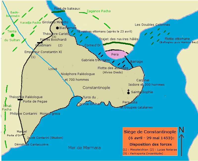 Constantinople Falls to Ottoman Forces (1453) (Image Credits: Wikimedia)