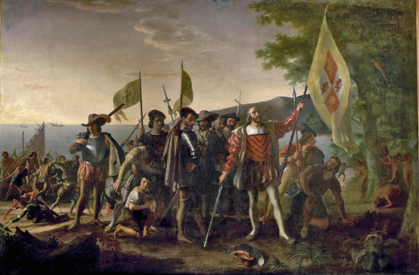Columbus Reaches the Americas (1492) (Image Credits: Wikimedia)