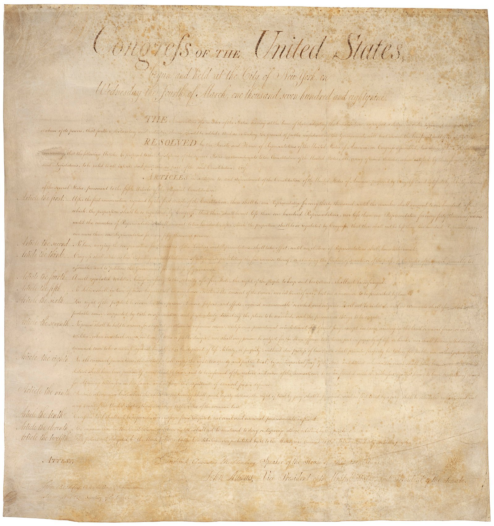 George Washington's Constitutional Masterpiece (Image Credits: Wikimedia)