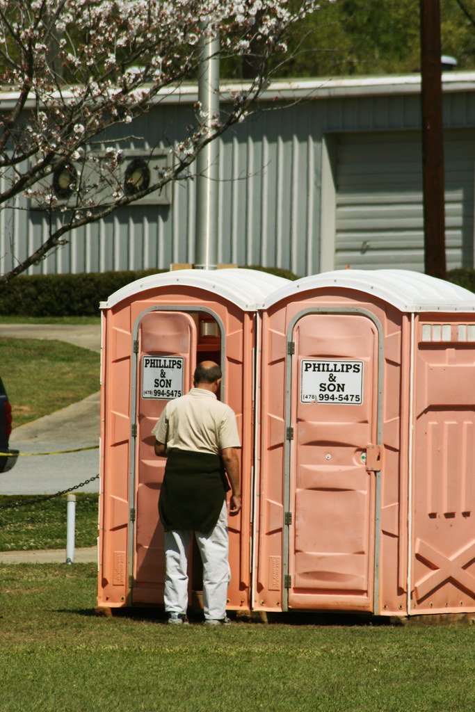 Festival Bathrooms Are an Adventure Unto Themselves (Image Credits: Flickr)