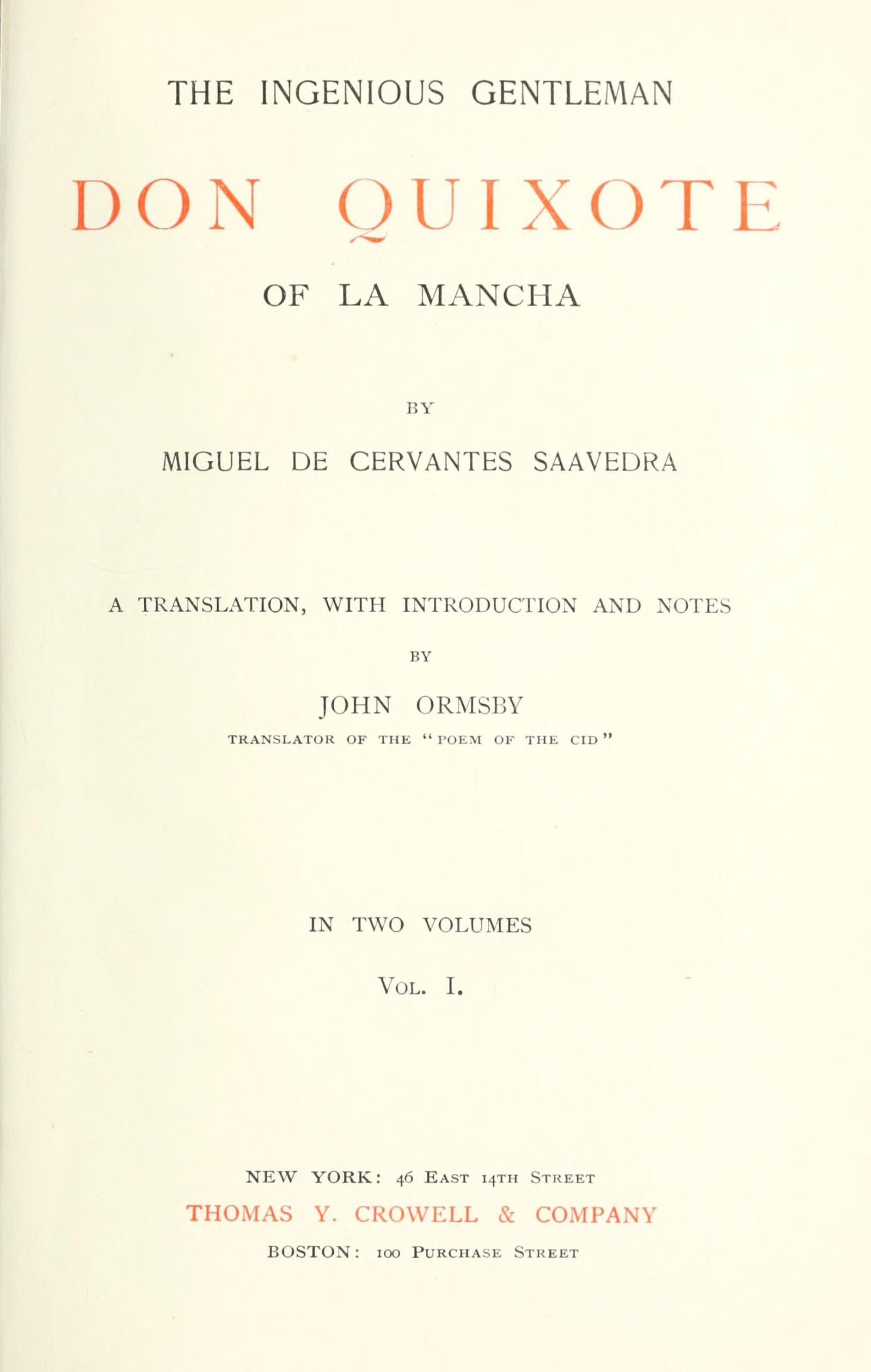 1. Don Quixote - Miguel de Cervantes (1605 / 1615) (Image Credits: Wikimedia)