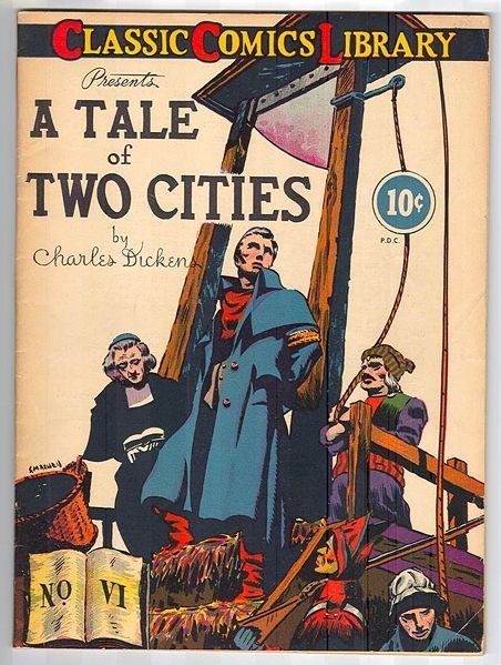 2. A Tale of Two Cities - Charles Dickens (1859) (Image Credits: Wikimedia)