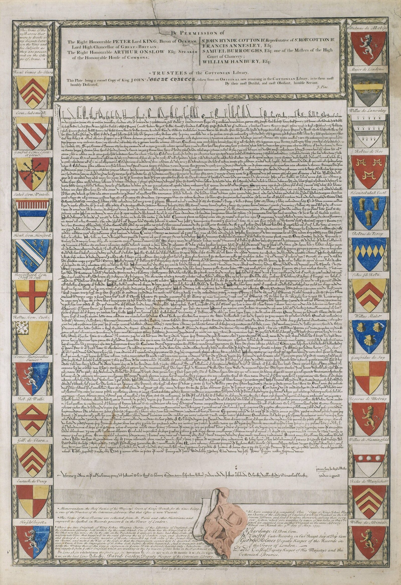15. The Magna Carta (1215 Version) - Est. $21.3 Million (Sotheby's, 2007) (Image Credits: Wikimedia)