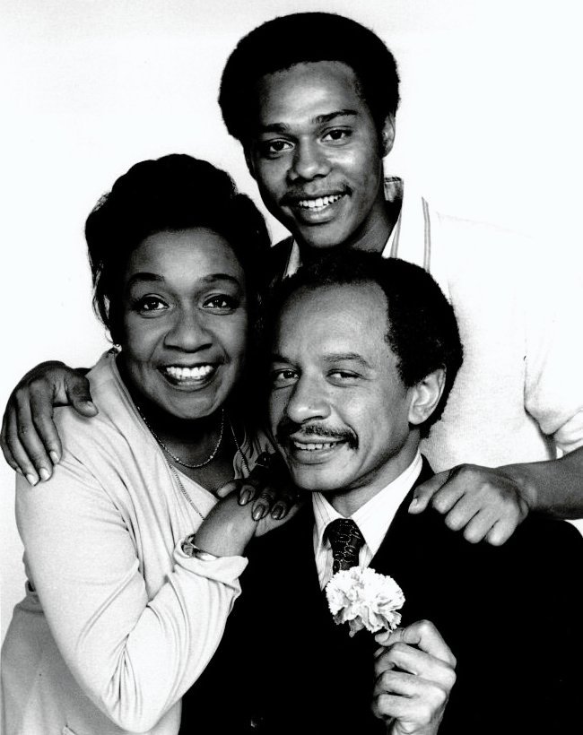 10. "Movin' On Up" - The Jeffersons (1975) (eBay item photo front photo back, Public domain)
