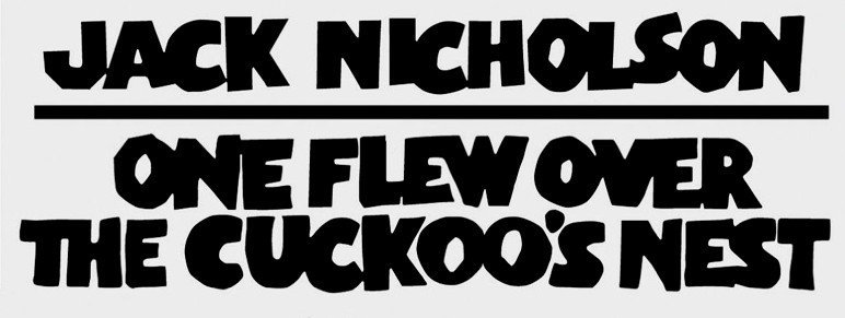 6. One Flew Over the Cuckoo's Nest - Ken Kesey (1962) (One Flew Over the Cuckoo's Nest DVD Cover, Public domain)