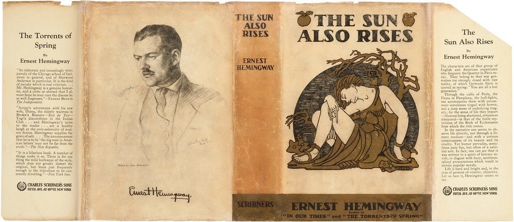 10. The Sun Also Rises - Ernest Hemingway (1926) (Image Credits: Rawpixel)