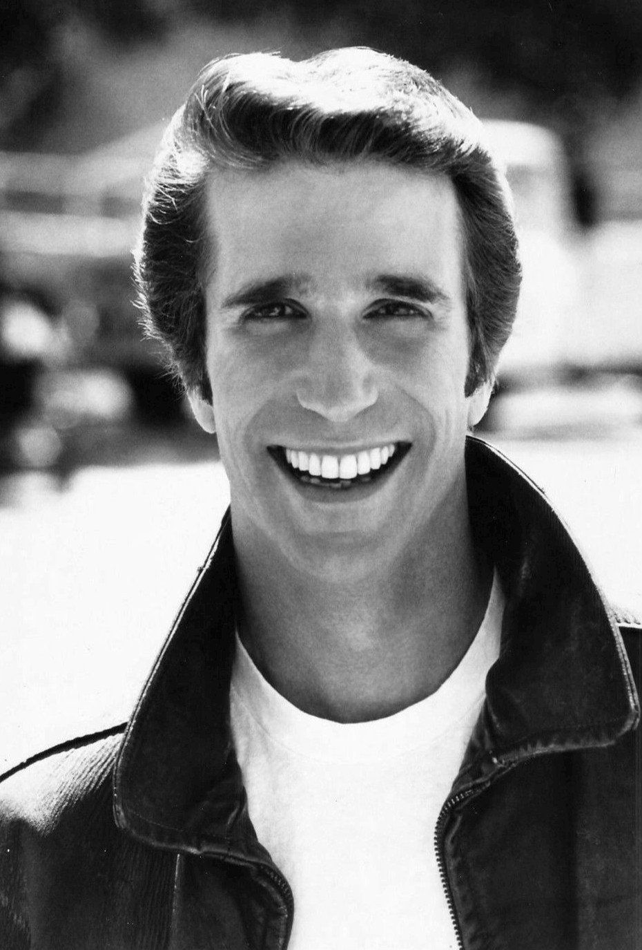 6. Henry Winkler - Danny Zuko in "Grease" (1978) (eBay item photo front photo back, Public domain)