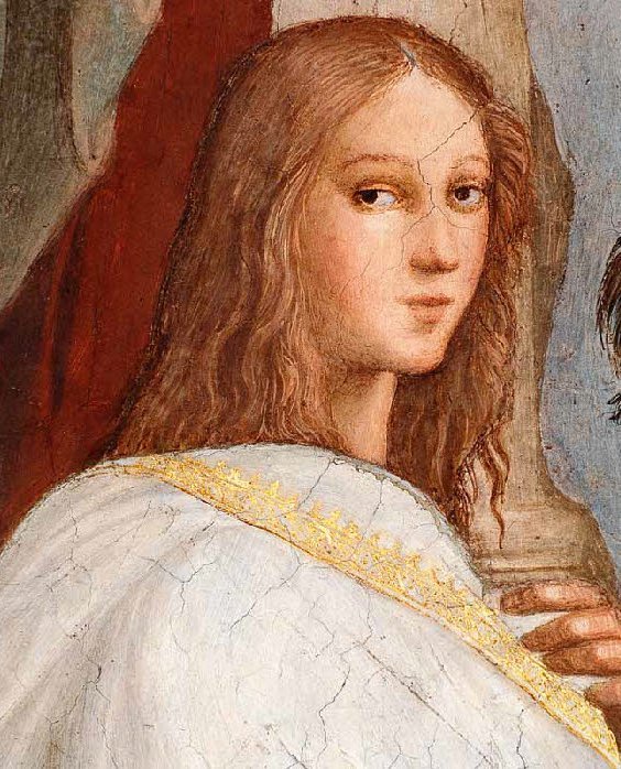 Hypatia of Alexandria: The First Woman to Advance Mathematics (By Raffaello Santi, Public domain)