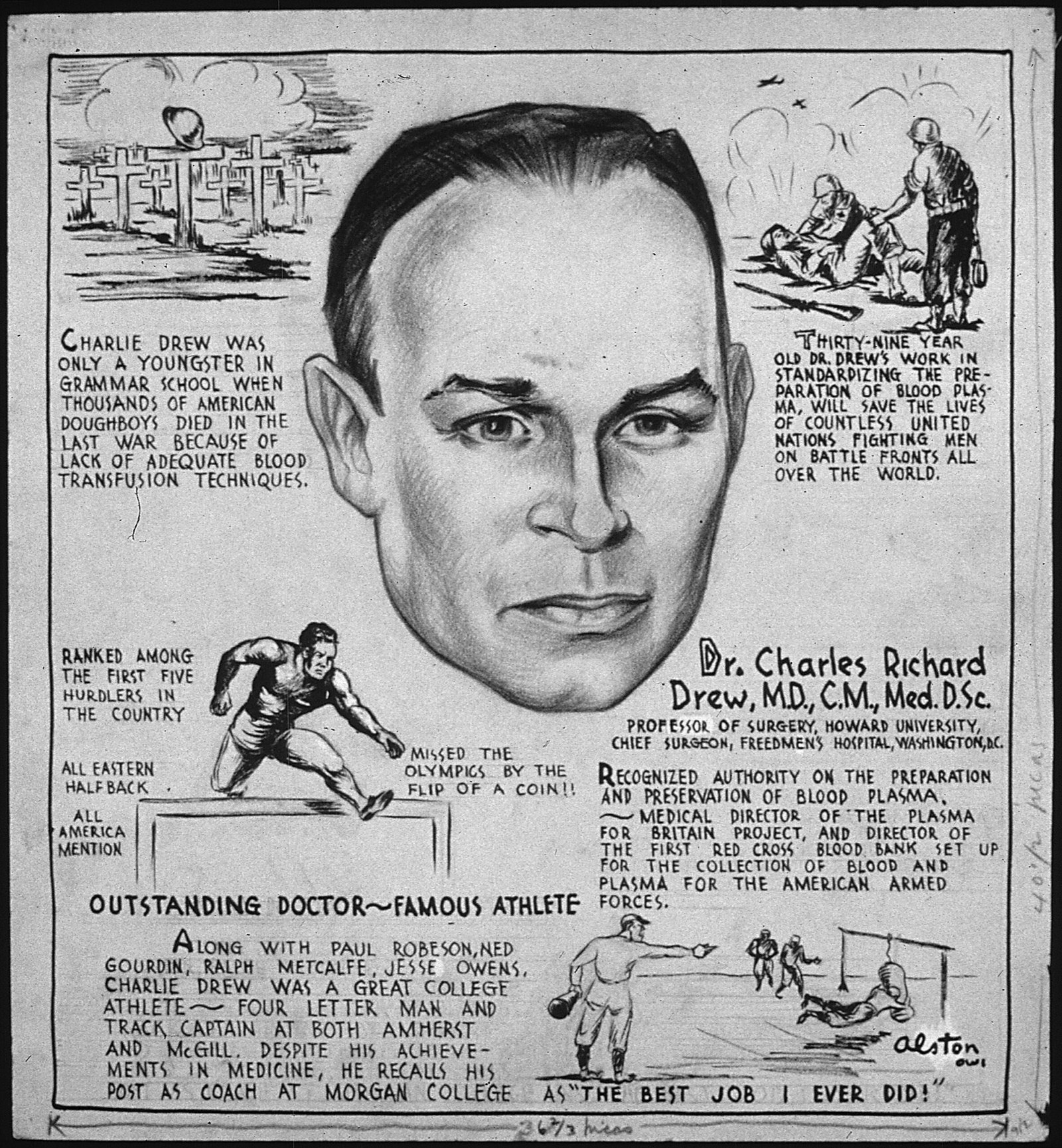 Dr. Charles Drew: The Scientist Who Built the Blood Bank (U.S. National Archives and Records Administration, Public domain)