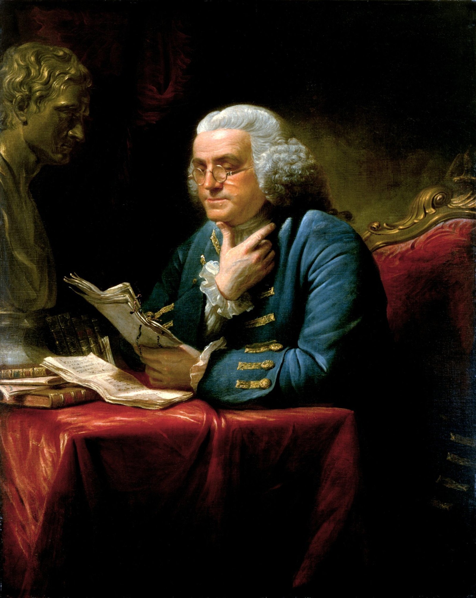 6. Benjamin Franklin Wanted to Redesign the English Alphabet (The White House Historical Association, Public domain)
