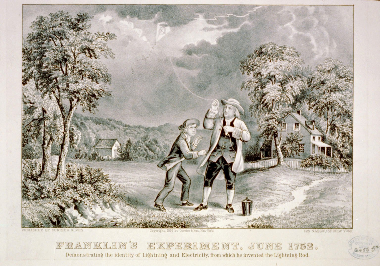 2. Benjamin Franklin and the Discovery of Electricity's True Nature (The Pennsylvania State University, Online, Public domain)