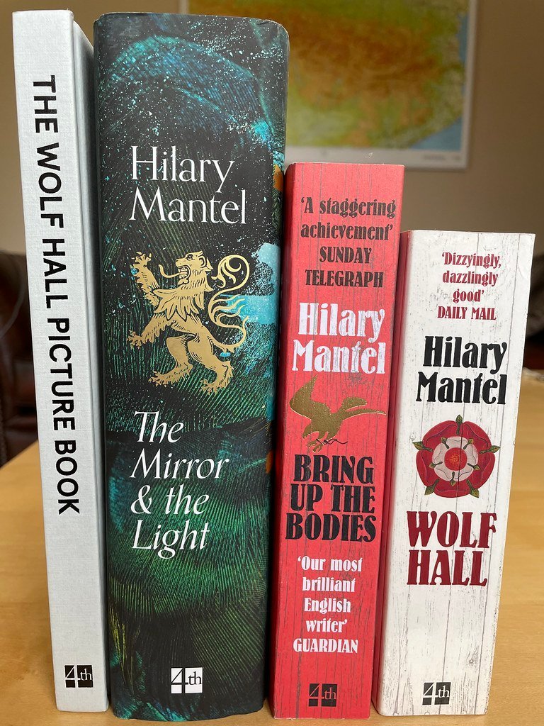 1. Wolf Hall by Hilary Mantel - Thomas Cromwell and Henry VIII (Wolf Gang, Flickr, CC BY-SA 2.0)