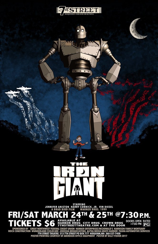 3. The Iron Giant (1999) (7th Street Theatre, Flickr, CC BY 2.0)