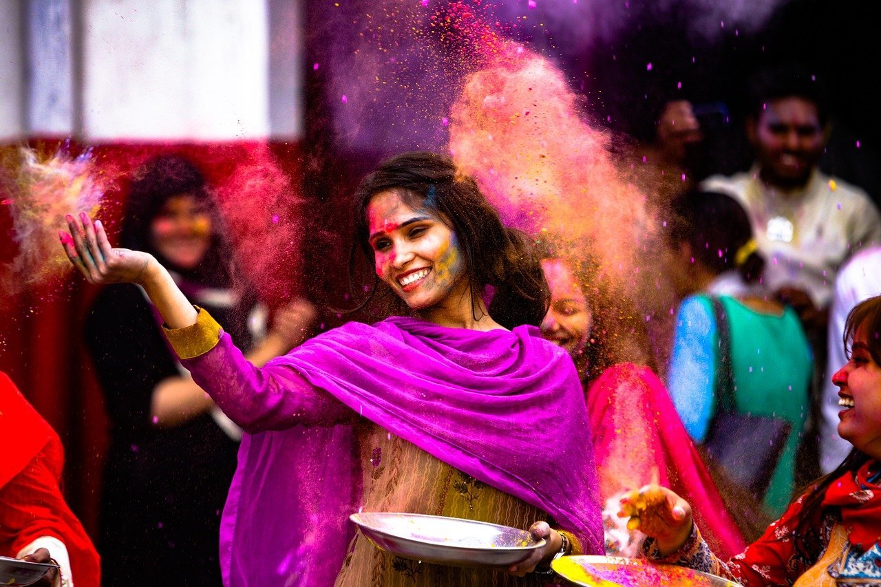 3. Holi - India (Image Credits: Pixabay)