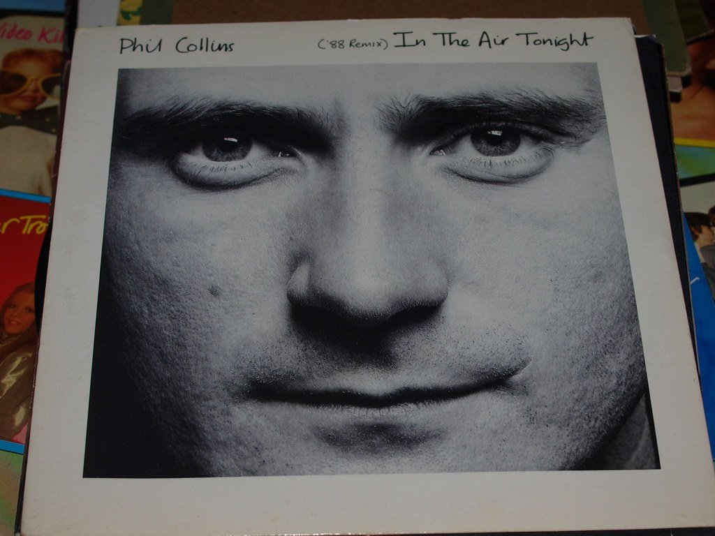 11. "In the Air Tonight" - Phil Collins (badgreeb RECORDS - art -photos, Flickr, CC BY-SA 2.0)