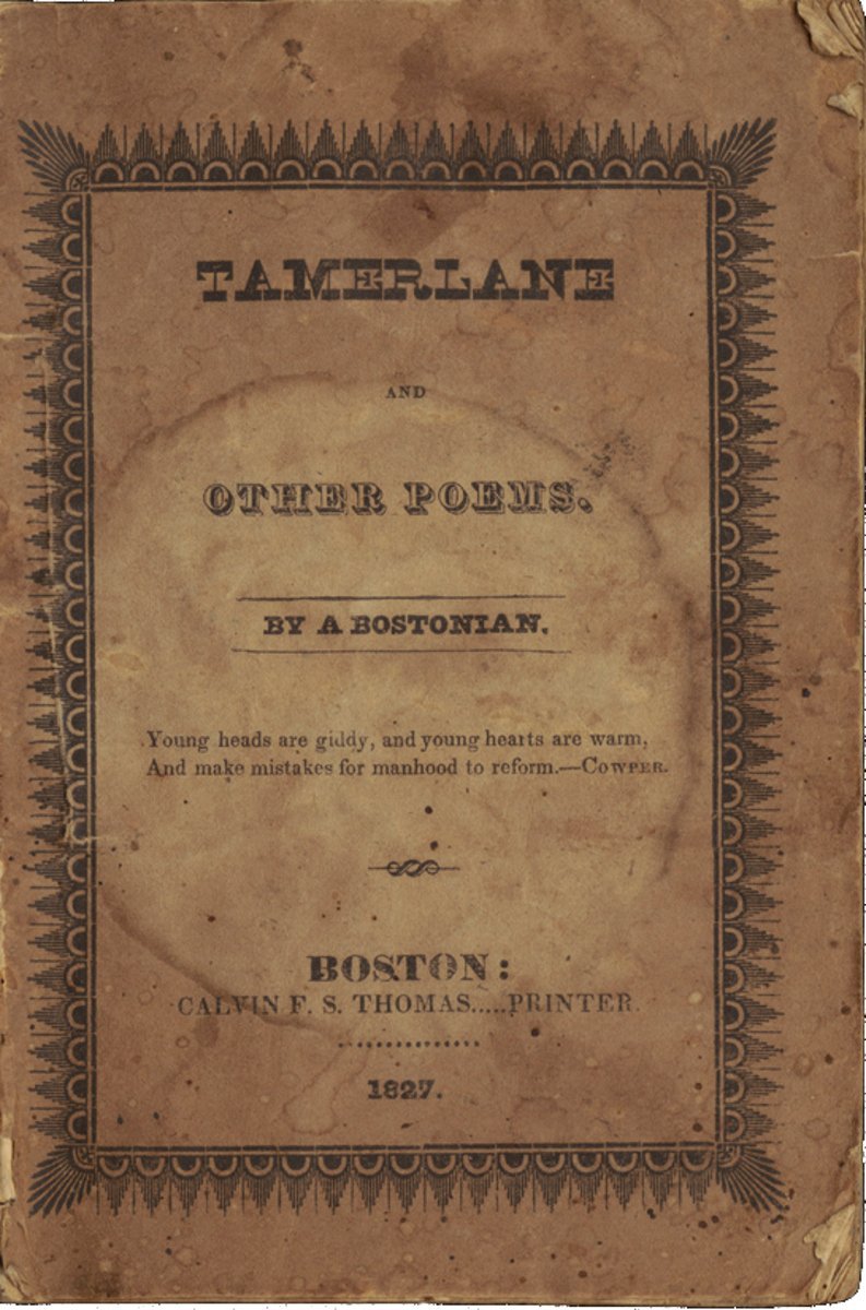 8. Tamerlane and Other Poems by Edgar Allan Poe - The Anonymous Masterpiece (Cornell University, Public domain)