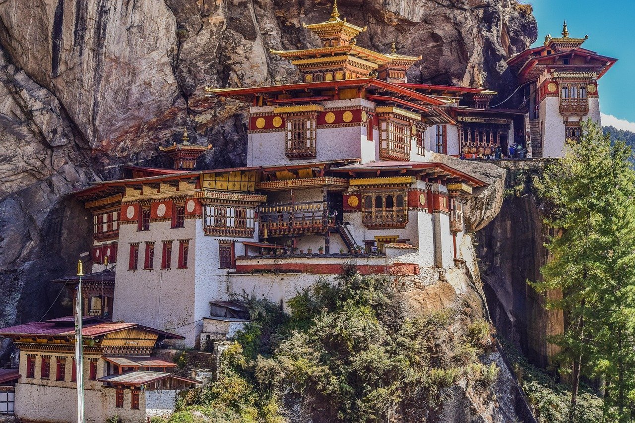 1. Paro Taktsang (Tiger's Nest), Bhutan (Image Credits: Pixabay)