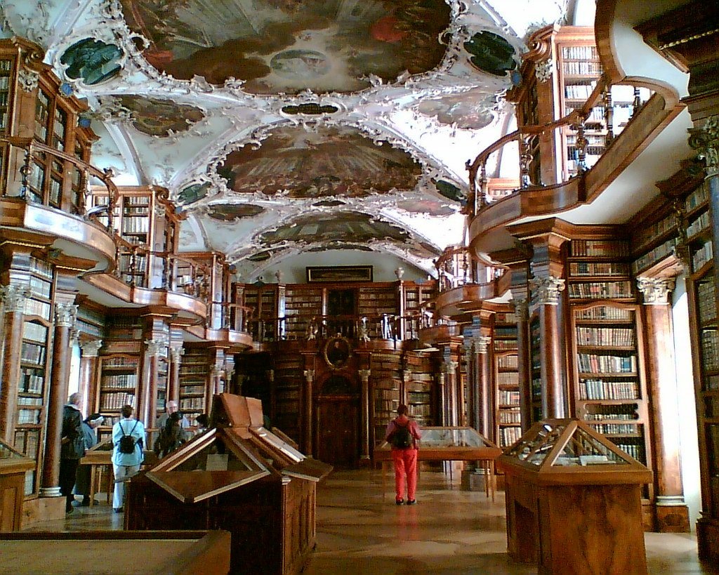 5. St. Gallen Abbey Library, St. Gallen, Switzerland (chippee, Flickr, CC BY 2.0)
