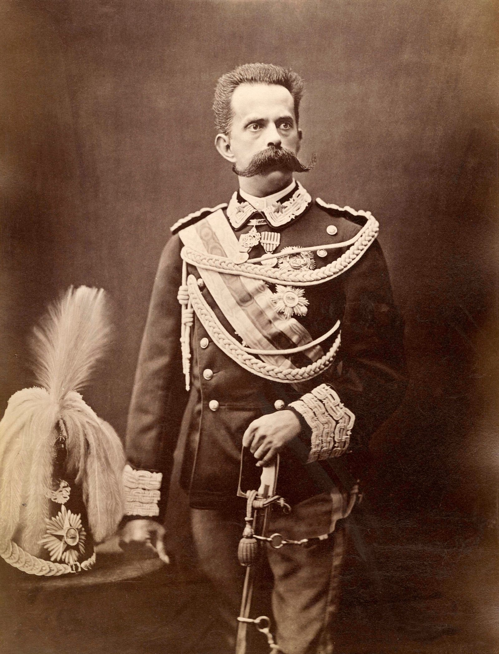 King Umberto I: The Double Who Shared Everything (Scan of the original photograph, Public domain)