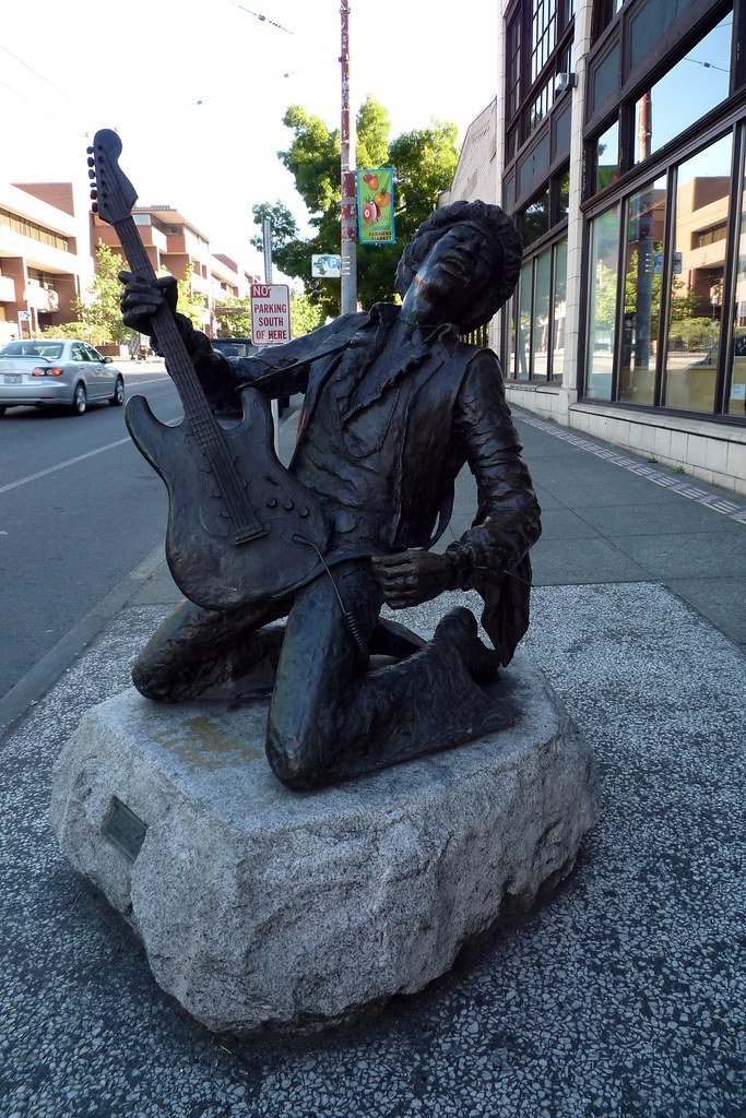 5. Jimi Hendrix and Handel: Neighbors Across 200 Years (simone.brunozzi, Flickr, CC BY-SA 2.0)