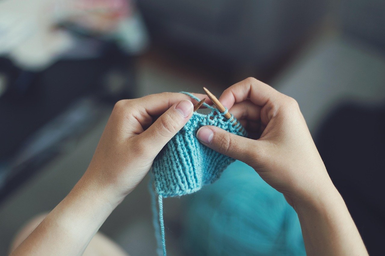 1. Knitting and Crocheting (Image Credits: Pixabay)