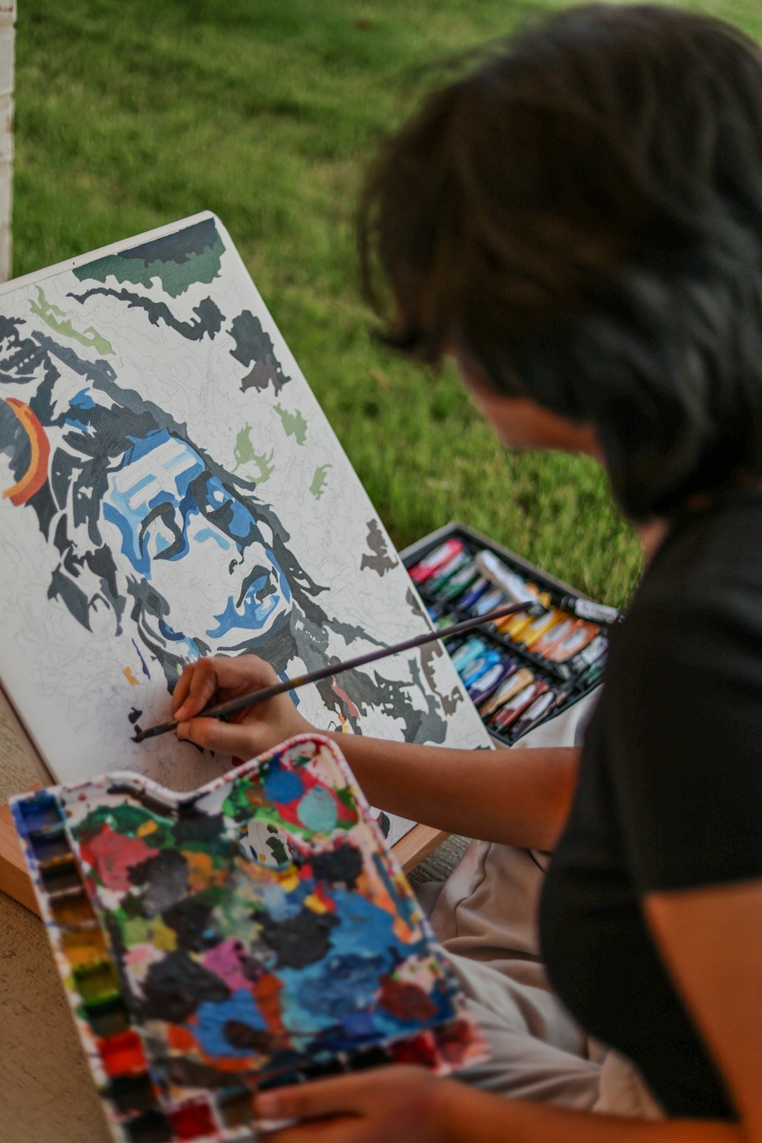 5. Painting by Numbers (Image Credits: Unsplash)