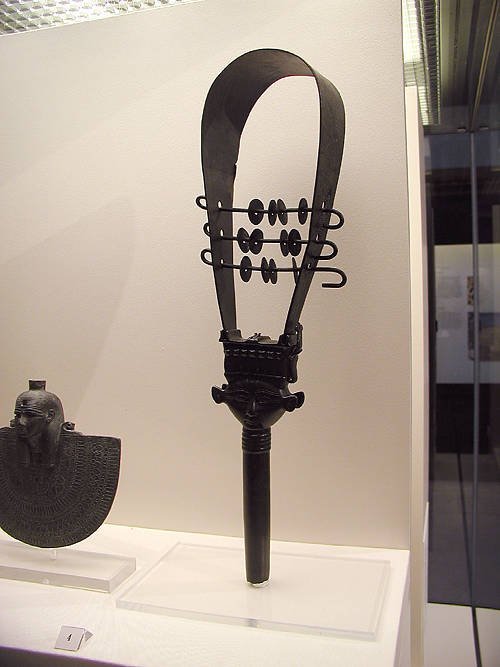 12. The Sistrum: Ancient Egypt's Sacred Rattle (By Jon Bodsworth, Copyrighted free use)