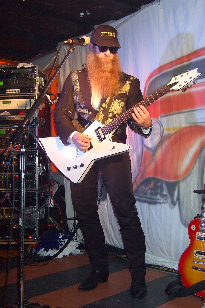 7. ZZ Top's Third Member Is Literally Named "Beard" (Welcome to Switzerland backstage!, Flickr, CC BY 2.0)