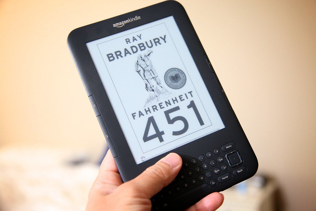 2. Fahrenheit 451 by Ray Bradbury (1953) - The Birth of the Earbud Era (Richard Unten, Flickr, CC BY 2.0)