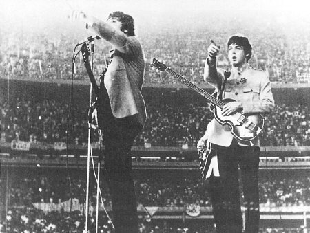 2. The Beatles at Shea Stadium, 1965 - The Birth of Stadium Rock (michellerocks (:, Flickr, CC BY 2.0)