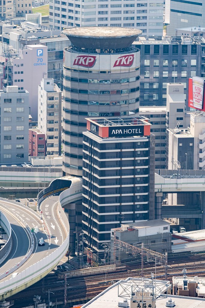 3. The Gate Tower Building, Osaka, Japan (Dick Thomas Johnson, Flickr, CC BY 2.0)
