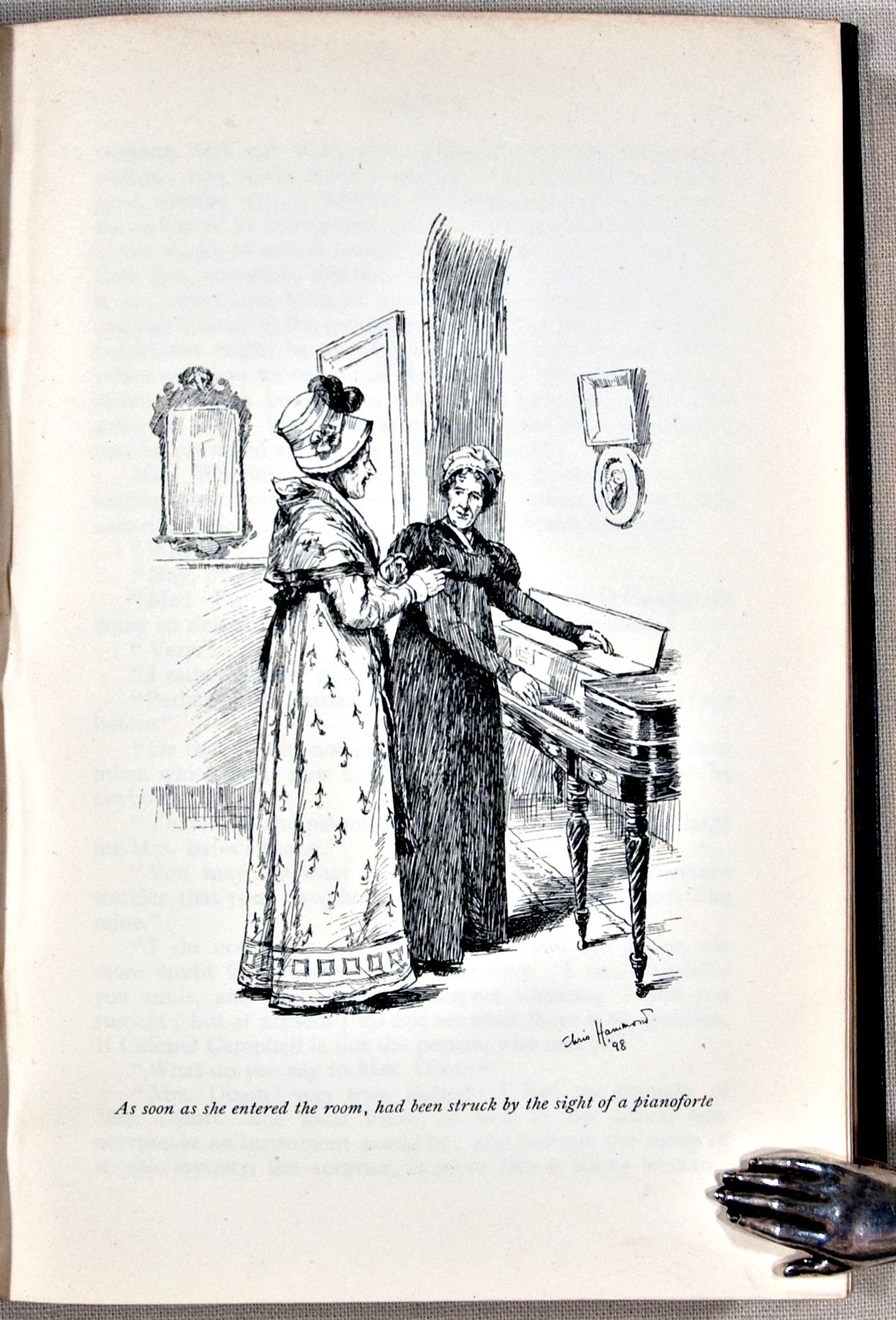 7. Jane Austen - The Novelist Who Practiced Piano Before Breakfast Every Single Morning (Lilly Library, Indiana University, Public domain)