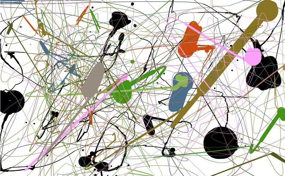 Jackson Pollock Echoes Ancient Sands (abbynormy, Flickr, CC BY 2.0)