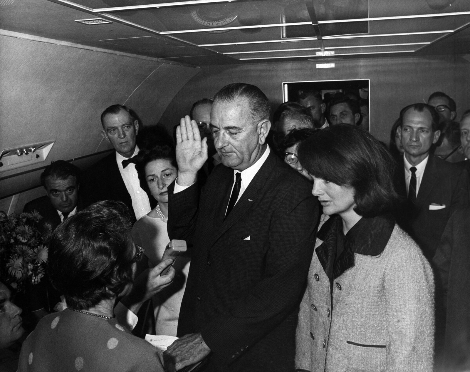 Lyndon B. Johnson's Toilet Talks (By Cecil W. Stoughton, Public domain)