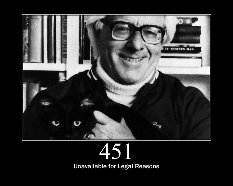 2. Fahrenheit 451 (1966 and 2018) - The Book About Burning Books That Got Banned (GirlieMac, Flickr, CC BY 2.0)