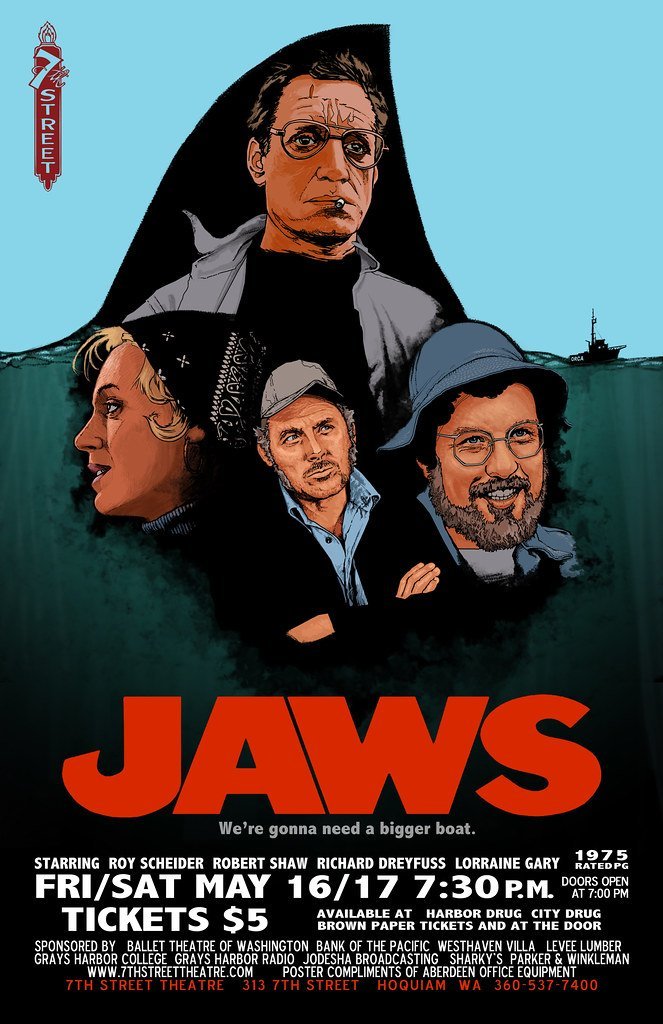 4. Jaws (1975) (7th Street Theatre, Flickr, CC BY 2.0)