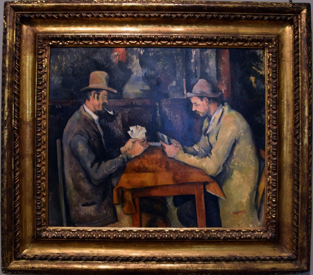 3. The Card Players by Paul Cézanne - ~$250 Million (2011) (George M. Groutas, Flickr, CC BY 2.0)