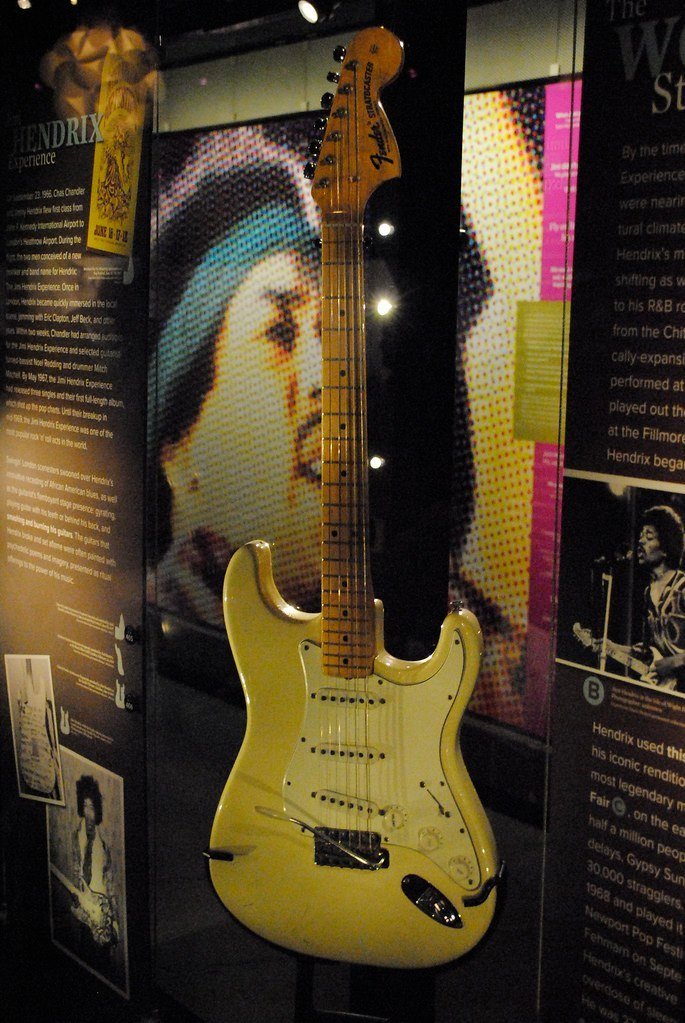 6. "Purple Haze" by Jimi Hendrix (1967) (artifishall, Flickr, CC BY 2.0)