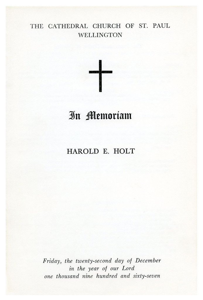 9. Harold Holt: The Prime Minister Who Vanished into the Sea (Archives New Zealand, Flickr, CC BY 2.0)