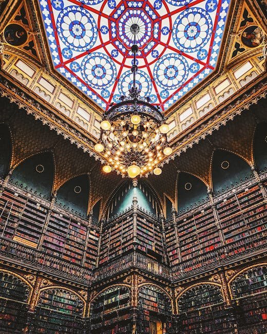 8. The Royal Portuguese Cabinet of Reading, Rio de Janeiro (Image Credits: Pexels)