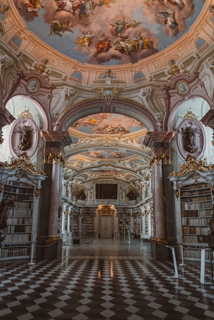 9. Wiblingen Abbey Library (Image Credits: Pexels)