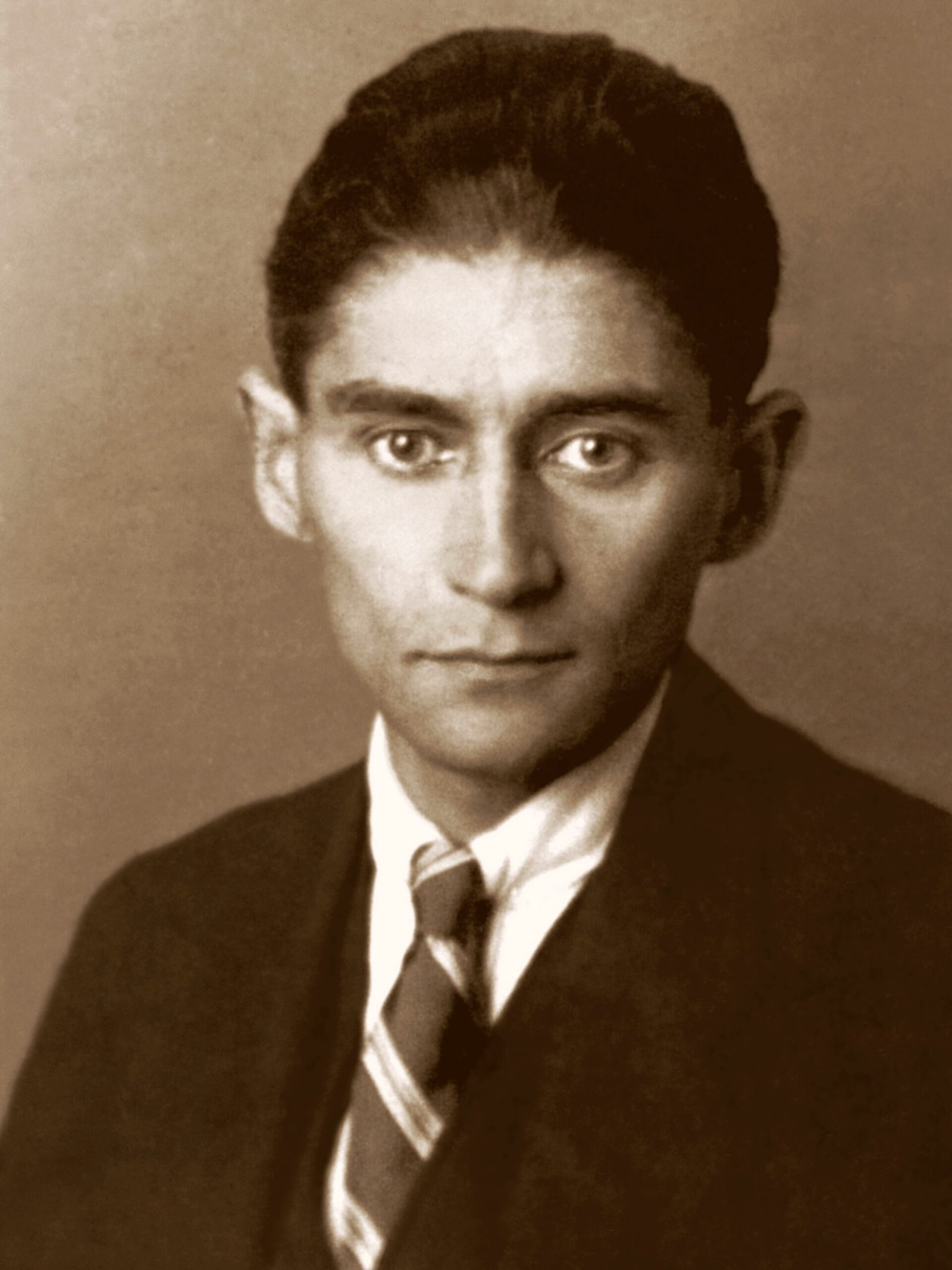 Franz Kafka: The Man Who Became His Own Nightmare (Franz Kafka: Pictures of a Life by Klaus Wagenbach (1984), p. 209 and Kafka Bildarchiv. Photographer not identified.
https://kafkamuseum.cz/en/photogallery/, Public domain)